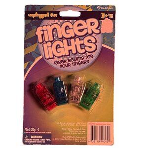 4~Multicolors Finger Lights Laser Beams For Your Fingers